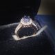 Beautiful Double Layered Diamond Ring