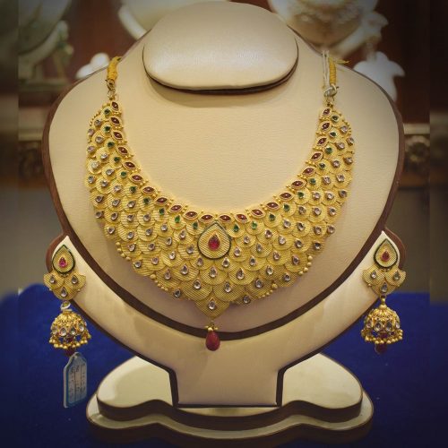 Classical Designed Jaipuri Bridal Set