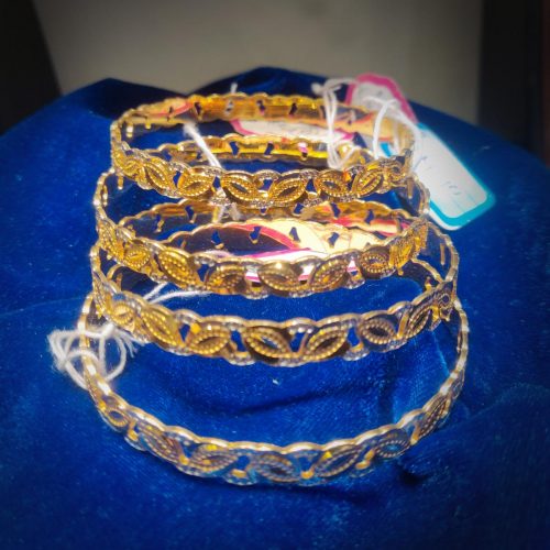 Four Piece Unique Dubai Bangle Set
