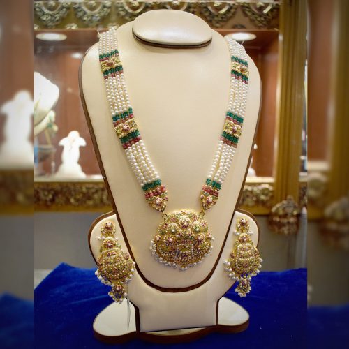 Lovely Sitahar Pearl Jewelry Set