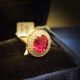 Lovely Stoned Round Finger Ring
